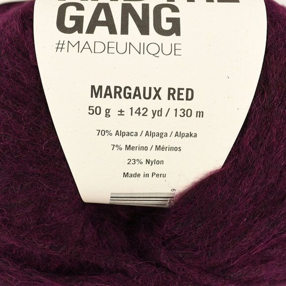 Wool And The Gang Feeling Good Yarn 10 Skeins Alpaca Merino Nylon Margaux Red - Picture 3 of 4